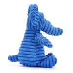 Zappi Co Blue Elephant Squeaky Plush Dog Toy