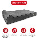 Orthopedic Memory Foam Dog Bed with Headrest - XXL