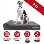Orthopedic Memory Foam Dog Bed with Headrest - XXL
