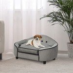 Cozy PawHut Sofa Bed for Small Dogs & Cats