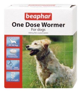 Beaphar One Dose Wormer for Large Dogs