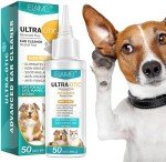 Dog Ear Cleaner Solution for Itching and Odors