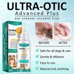Dog Ear Cleaner Solution for Itching and Odors