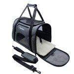 Tecageaon Airline Approved Soft Pet Carrier - Grey