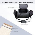 Tecageaon Airline Approved Soft Pet Carrier - Grey