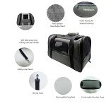 Tecageaon Airline Approved Soft Pet Carrier - Grey