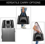 Tecageaon Airline Approved Soft Pet Carrier - Grey