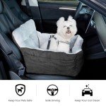Portable Dog Car Seat with Safety Leash