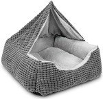 Cozy Hooded Dog Bed for All Sizes