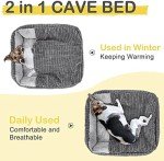 Cozy Hooded Dog Bed for All Sizes