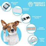 Custom Reflective Dog Collars with Name & Number