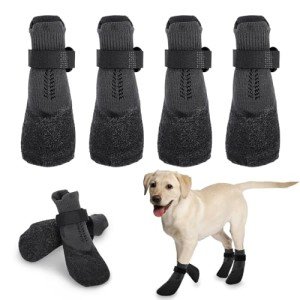 Waterproof Dog Boots with Anti-Slip Design