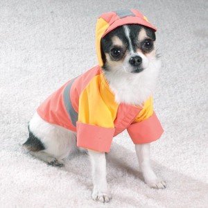 Peach Waterproof Dog Jackets for Large Breeds
