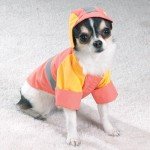 Peach Waterproof Dog Jackets for Large Breeds
