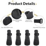 Waterproof Dog Boots with Anti-Slip Design