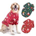 SUPJADE 2-Pack Christmas Dog Sweaters for Winter