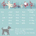 SUPJADE 2-Pack Christmas Dog Sweaters for Winter