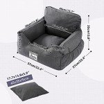 Petepela Waterproof Dog Booster Seat with Safety Belt
