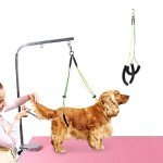 Adjustable Pet Grooming Leash and Holder Set