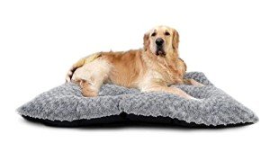 Ultra Soft Large Dog Bed - Light Grey