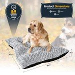 Ultra Soft Large Dog Bed - Light Grey