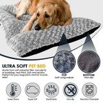Ultra Soft Large Dog Bed - Light Grey