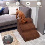 Masthome 3-Step Dog Stairs for Bed and Sofa
