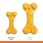 Nylabone Tough Chew Toy - Cheese Flavor Bone