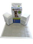50 Super Absorbent Puppy Training Pads with Charcoal