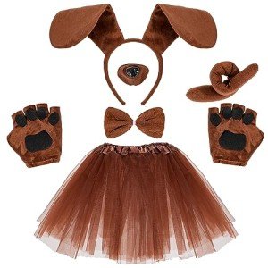 6-Piece Puppy Dog Costume Set for Kids
