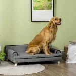 PawHut Water-Resistant Pet Sofa for Dogs