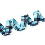 Suredoo Adjustable Soft Nylon Dog Collar - Blue Plaid
