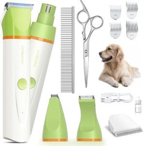 Quiet Cordless Dog Grooming Clipper Kit