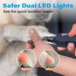 Casfuy Dog Nail Grinder - Rechargeable & Quiet