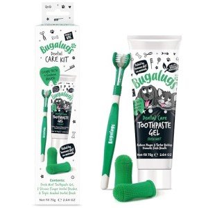 Bugalugs Dog Toothbrush and Toothpaste Kit
