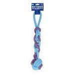 Rope and Rubber Tug Toy for Dogs - 38cm