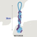 Rope and Rubber Tug Toy for Dogs - 38cm