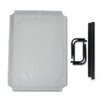 Amazon Basics Elevated Cooling Dog Bed - Grey