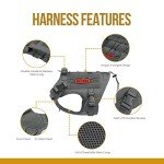 Adjustable Tactical Dog Harness with Handle - Small