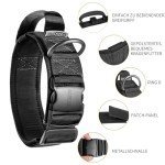 OneTigris Adjustable Tactical Dog Collar with Handle