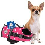 Paws Aboard Dog Life Jacket - Pink Polka Dot