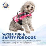 Paws Aboard Dog Life Jacket - Pink Polka Dot