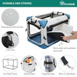 YITAHOME Foldable Soft Dog Crate for Travel