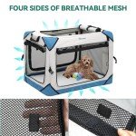 YITAHOME Foldable Soft Dog Crate for Travel
