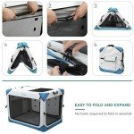 YITAHOME Foldable Soft Dog Crate for Travel