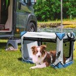 YITAHOME Foldable Soft Dog Crate for Travel