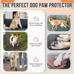 Waterproof Dog Boots with Adjustable Straps – 2pcs