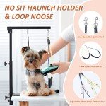 Adjustable Dog Grooming Arm with Clamp & Holders