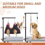 Adjustable Dog Grooming Arm with Clamp & Holders