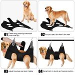 Adjustable Dog Hammock Grooming Set with Accessories